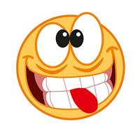Avisa Autocollant AutoTattoo Funny Smiley - 8,5x8,5cm