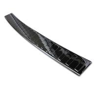 AVISA | Compatible avec VW California T6.1 2019+ | Protection de Pare-Chocs Arrière ; Acier Inoxydable, Poli, Chrome Noir ; Protection de Seuil de Coffre pour Protéger Votre Voiture des Rayures