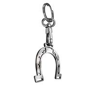 Avisa Porte-clés en acier inoxydable - 'Fer à cheval' (Argent)