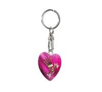 Avisa Porte-clés en acier inoxydable - Lady Heart