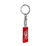 Avisa Porte-clés en acier inoxydable - 'Moto' Rouge