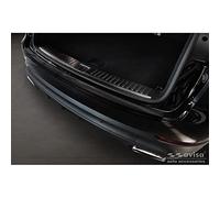 Avisa Protection de seuil arrière carboné 3D compatible avec Porsche Cayenne III 2017- 'Ribs'