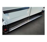 Avisa Protection de seuil arrière Compatible avec Fiat Ducato III Facelift 2023- / Opel Movano III Facelift 2023- / Toyota Proace Max 2024- 'Ribs' (2 Parties)