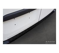 Avisa Protection de seuil arrière en aluminium noir mat compatible avec Mercedes Sprinter III 2018- 'Riffled plate'