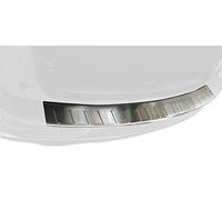 Avisa Protection de seuil arrière inox compatible avec Audi Q5 2008-2012 & 2012- 'Ribs'