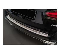 Avisa Protection de seuil arrière INOX Compatible avec MG (E) HS Facelift 2020-2023 & Facelift 2023-2024 'British Flag', Argent