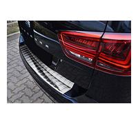 Avisa Protection de seuil arrière inox compatible avec Seat Alhambra II / Volkswagen Sharan II 2010- 'Ribs'