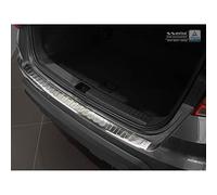 Avisa Protection de seuil arrière inox compatible avec Seat Arona 2017-2021 & Facelift 2021- 'Ribs'