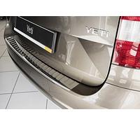 Avisa Protection de seuil arrière inox compatible avec Skoda Yeti City 2013-2017 'Ribs'