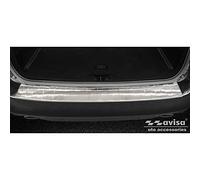 Avisa Protection de seuil arrière inox compatible avec Volvo V70 Facelift 2013-2016 'Ribs'