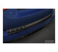 Avisa Protection de seuil arrière inox Noir compatible avec BMW 2 Active Tourer F45 2013-2021 avec Pacquet-M 'Ribs'