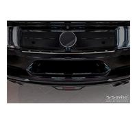 Avisa Protection de seuil arrière inox noir compatible avec Ford Mustang VI Coupé 2015-2017 & FL 2017- incl. GT 'Ribs'