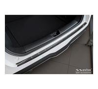 Avisa Protection de seuil arrière inox noir compatible avec MG 4 (EV) 2022- 'British Flag'