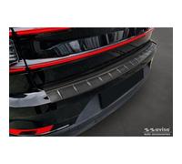 Avisa Protection de seuil arrière inox Noir compatible avec Polestar 2 2019-2023 & Facelift 2023- 'Ribs'