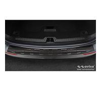 Avisa Protection de seuil arrière INOX Noir Compatible avec Volvo V60 II 2018- INCL. Cross Country & R-Design