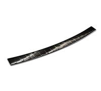 Avisa Protection de seuil arrière inox noir compatible avec Volvo XC60 2013-2016 'Ribs'