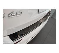 Avisa Protection de seuil arrière INOX Noir Compatible avec Volvo XC60 II 2017-2021 & Facelift 2021- INCL. R-Design & Plug-in-Hybrid 'Shadow Premium'