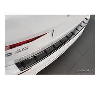 Avisa Protection de seuil arrière INOX Noir Compatible avec Volvo XC60 II 2017-2021 & Facelift 2021- (INCL. R-Design) 'Strong Edition'