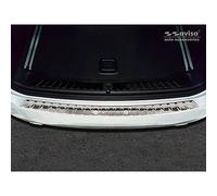 Avisa Protection de seuil arrière inox noir compatible avec Volvo XC60 II 2017-2021- & FL 2021- incl. R-Design 'Ribs'