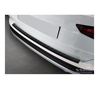 Protection de seuil arrière INOX Noir Mat Compatible avec Seat Ateca 2016-2020 & FL 2020- 'Ribs'