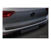 Avisa Protection de seuil arrière inox noir mat compatible avec Volkswagen Golf VIII HB 5-portes 2020-2024 & FL 2024-