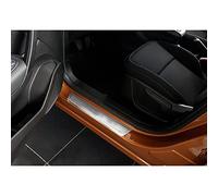Avisa Seuils de portes inox compatible avec Renault Captur II 2020- 'Lines' - 4-pièces
