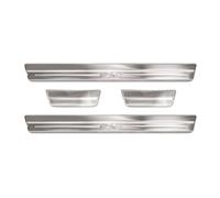 Avisa Seuils de portes inox compatible avec Toyota Aygo X 2022- 'Lines X' - 4-pièces, Argent