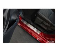 Avisa Seuils de portes inox compatible avec Toyota Yaris 2020- incl. Facelift, excl. GR / Toyota Yaris Cross 2021- / Toyota C-HR II 2023- 'Lines' - 4-pièces