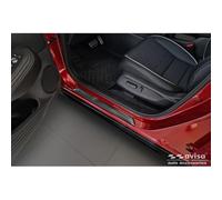 Avisa Seuils de portes inoxydable noir compatible avec Honda ZR-V (RZ4) 2023- - 'Lines' - 4-pièces