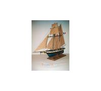 Aviso-goëlette RECOUVRANCE 1/50 de Soclaine Kit en bois à construire