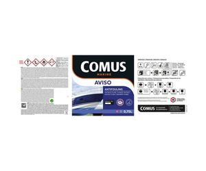 AVISO NB VERT LAGON 0,75 L - Peinture antifouling à matrice dure pour bateaux rapides - COMUS MARINE