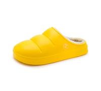 Avispas Simson Beig Knit Sabots chauds intérieur velours, citronier, 39 EU