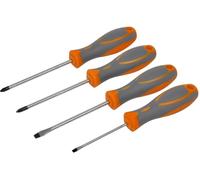 AVIT AV05011 pour latelier Jeu de tournevis 4 pièces vis à fente, cruciforme Phillips