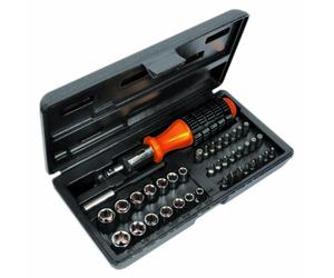 Avit AV07030 Coffret 40 pièces avec tournevis à cliquet