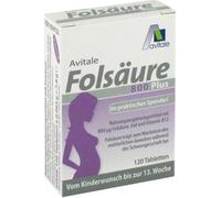 Avitale acide folique 800 plus comprimés, 120 comprimés