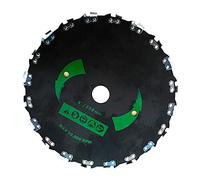 Aviviva Lame Débroussailleuse,20 Dents 9 Disque Debrouissalleuses Lames Lame de Tondeuse à Gazon Débroussailleuse Lame de Scie Tête Coupe Vitesse Maximale 10000 TR/Min Accessoires Tondeuse à Gazon