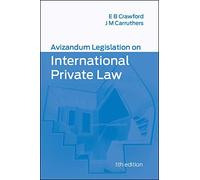 Avizandum Legislation On International Private Law