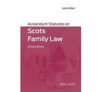 Avizandum Statutes On Scots Family Law