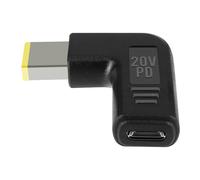 Avizar Adaptateur de Charge USB-C vers Prise carrée Noir