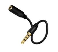 Avizar Adaptateur Jack Mâle 3.5mm vers Jack Femelle 3.5mm Son de Qualité 90mm