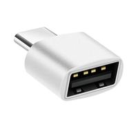 Avizar Adaptateur pour MacBook USB C Mâle vers USB 2.0 Femelle 480 Mbps Argent