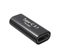 Avizar Adaptateur Rallonge USB-C Femelle vers USB-C Femelle Design Compact Noir