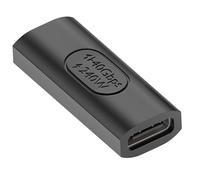 Avizar Adaptateur USB-C Femelle 3 en 1 Charge, Synchronisation, Vidéo Noir