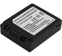 Avizar, Akku Panasonic Panasonic CGA-S002E Lumix 720 mAh 7,2 V Li-Ion, Schwarz