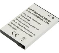 Avizar, Akku Philips Avent SCD530 Babyphone 3,7 V 1000 mAh Li-Ion, Weiß