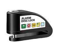 Avizar Antivol à Disque avec Alarme 110dB Compact pour Vélo / Scooter Noir