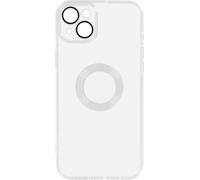 Avizar, Apple iPhone 14 Plus étui en silicone transparent style chrome, Transparent
