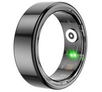 Avizar Bague Connectée Taille 8 Modèle Titan avec Étui de Charge Noir
