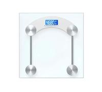 Avizar Balance Électronique Numérique 180 Kg 30 x 30 cm avec Écran LCD Blanc