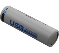 Pile 1.5V 1700mAh Compatible 14500 AA avec Port USB-C Rechargeable
